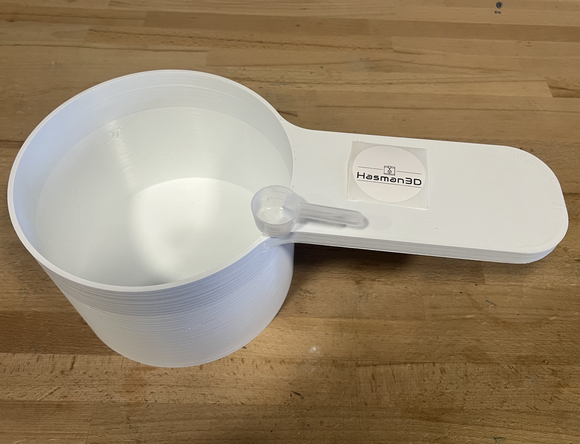 Tisk odměrky na protein pro marketing